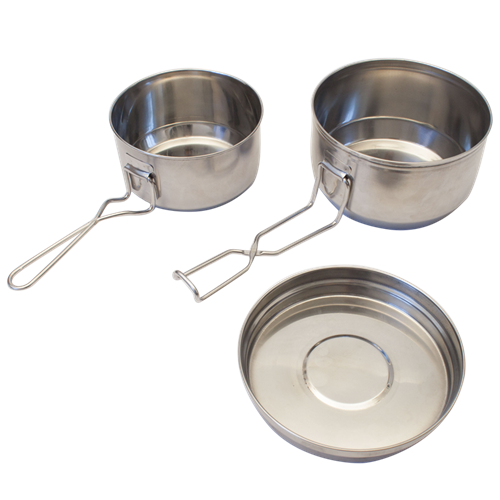 Yate ešus 3 dílný nerezový Basic