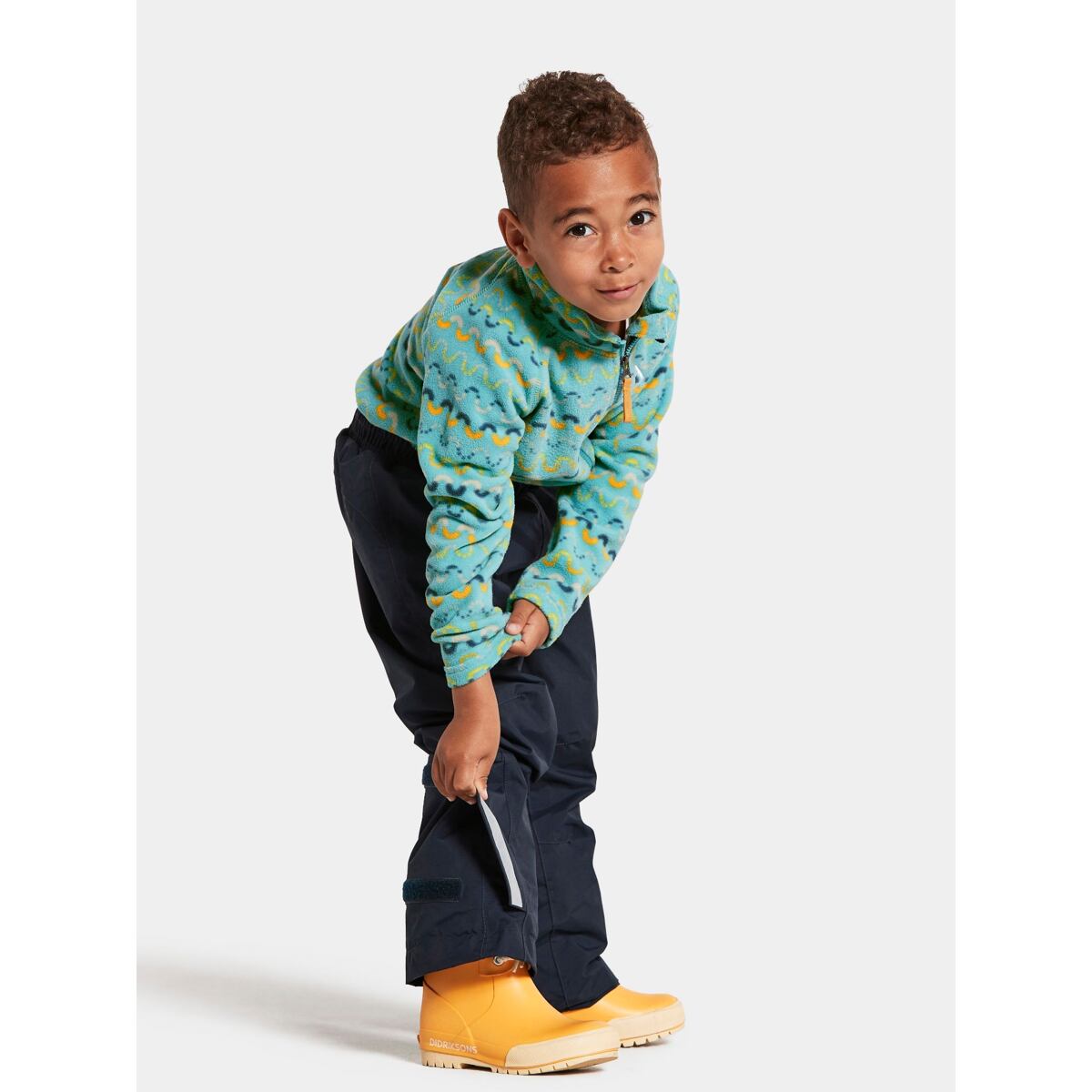 Didriksons Dětské nepromokavé kalhoty Idur navy - ROSTOUCÍ