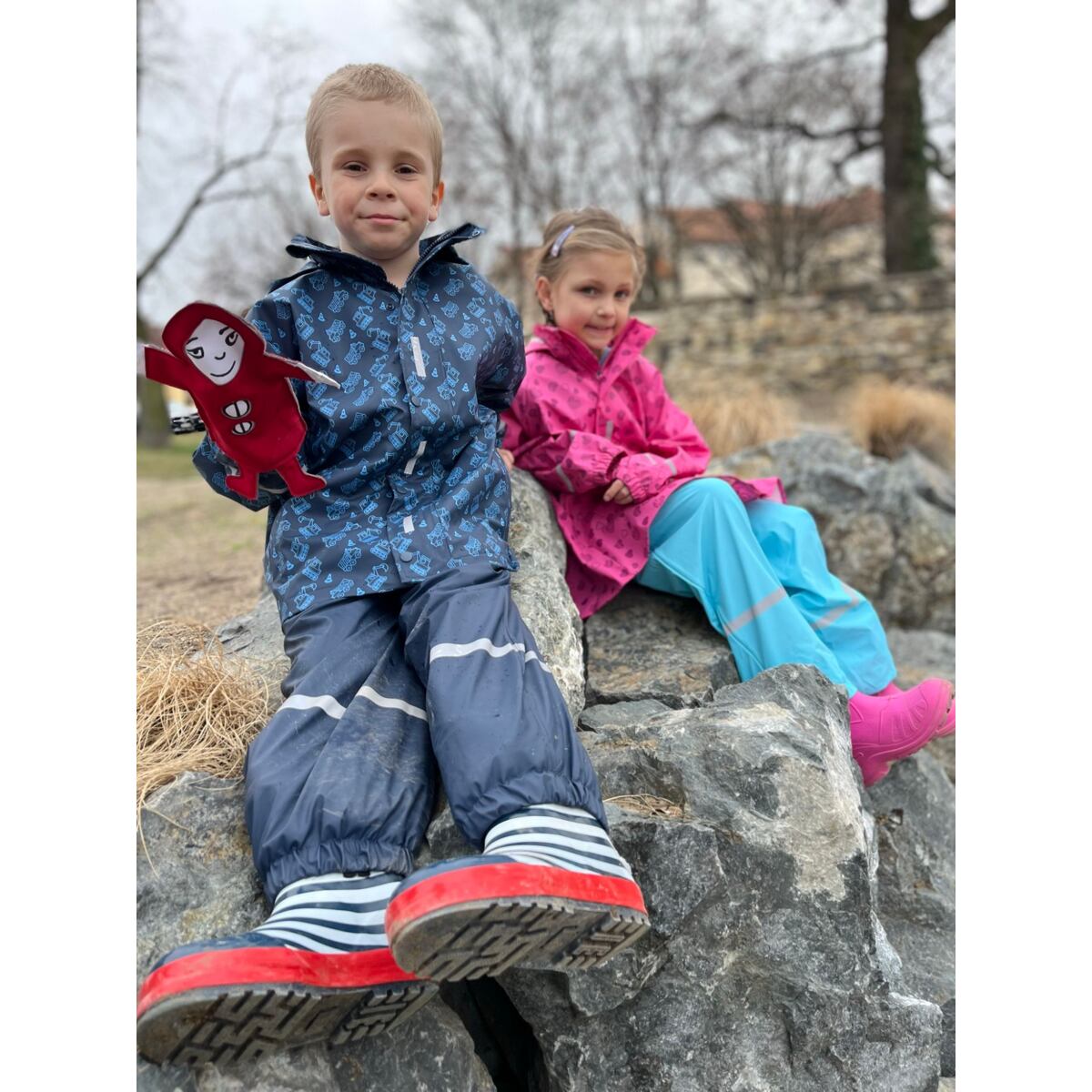 Playshoes Dětské holínky Námořnický pruh