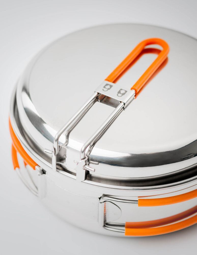 GSI outdoors Sada nádobí pro jednu osobu GSI Outdoors Glacier Stainless 1 Person Mess Kit