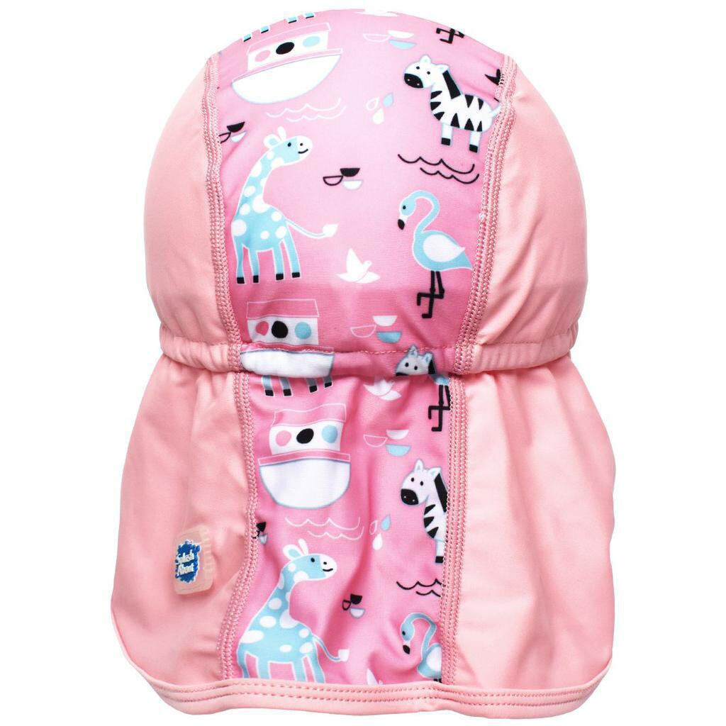 Splash About Dětská UV kšiltovka pirát Zvířátka růžová