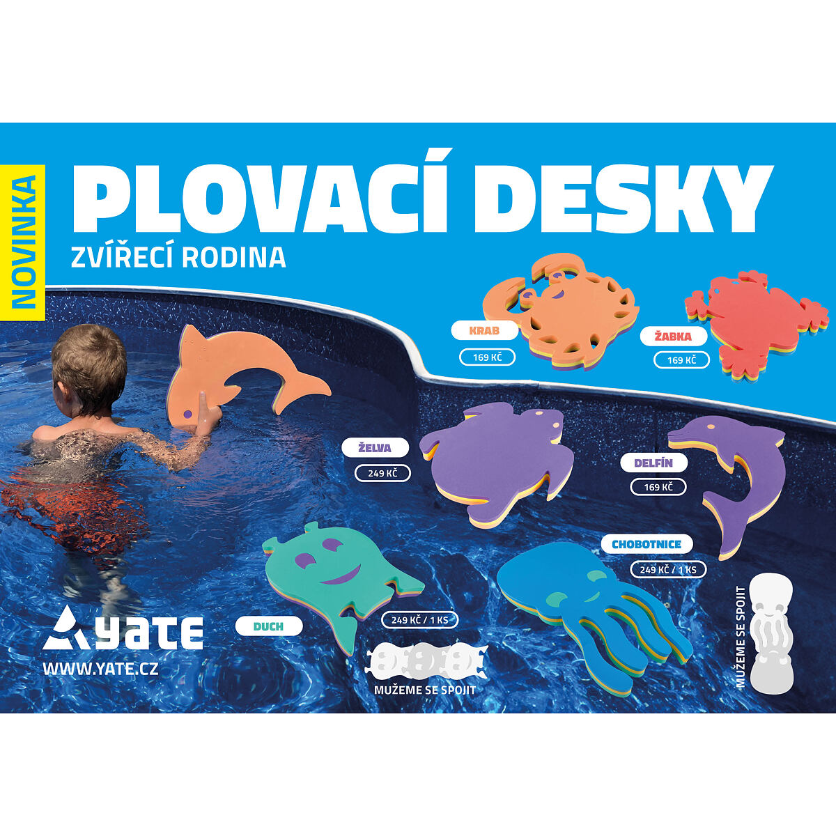 Yate Plovací deska Krab