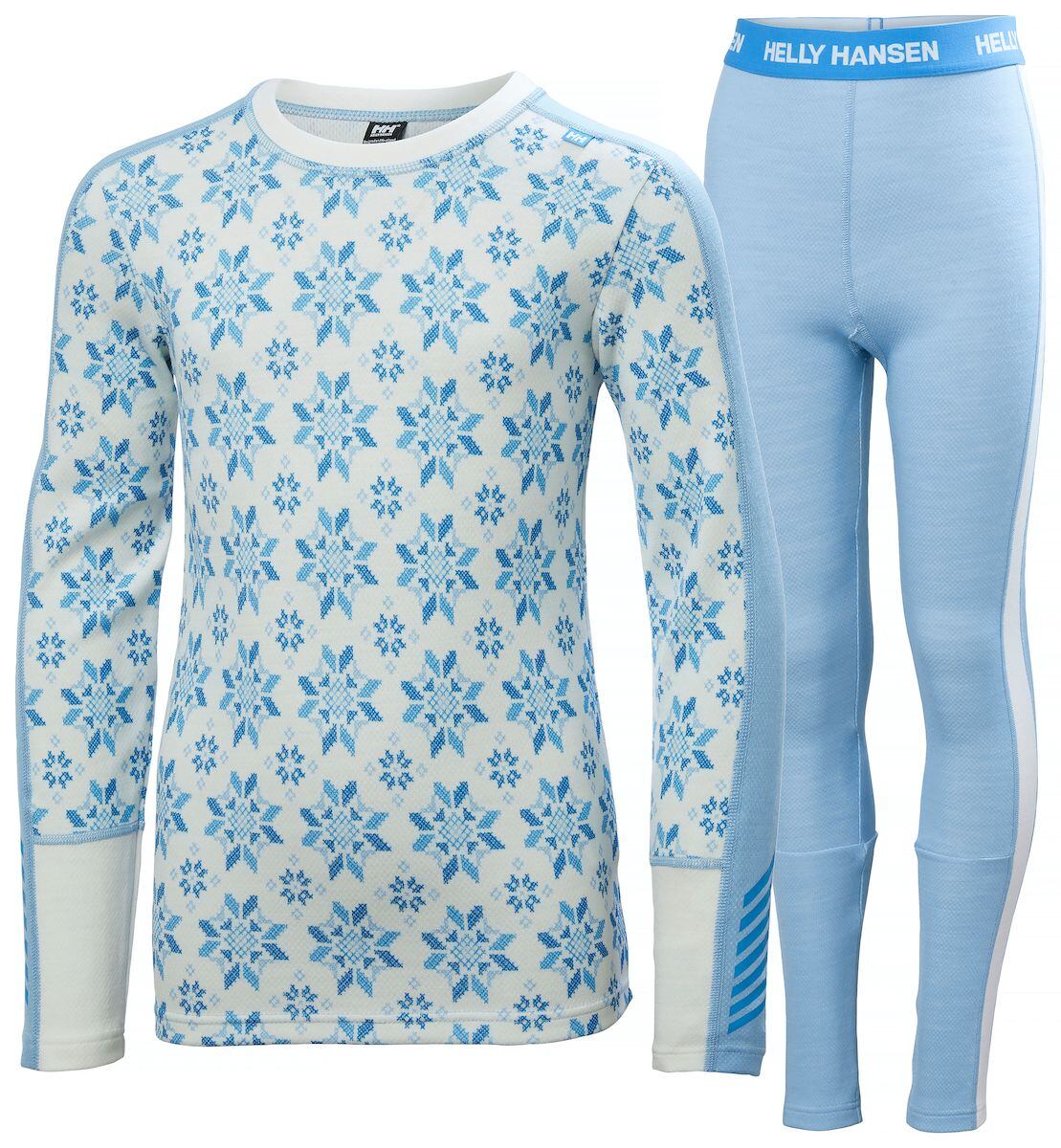 Helly Hansen Juniorské termoprádlo JR Graphic Lifa Merino set - bright blue