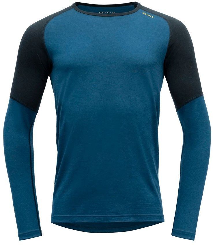 Devold Pánské funkční tričko s merinem Jakta flood/ink s dlouhým rukávem