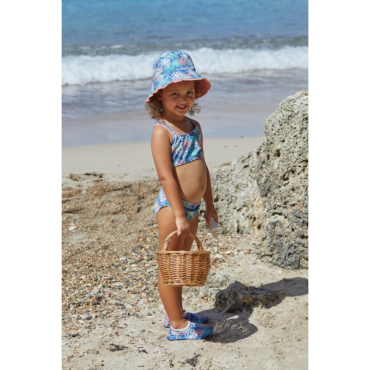 Playshoes Dětský UV klobouk Palmy oboustranný