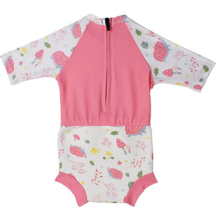 Splash About Dětské plavky/kostýmek Happy Nappy 3/4 rukáv Forest Walk