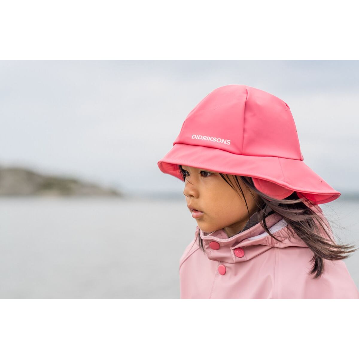 Didriksons Dětský klobouk do deště Southwest dusty azalea