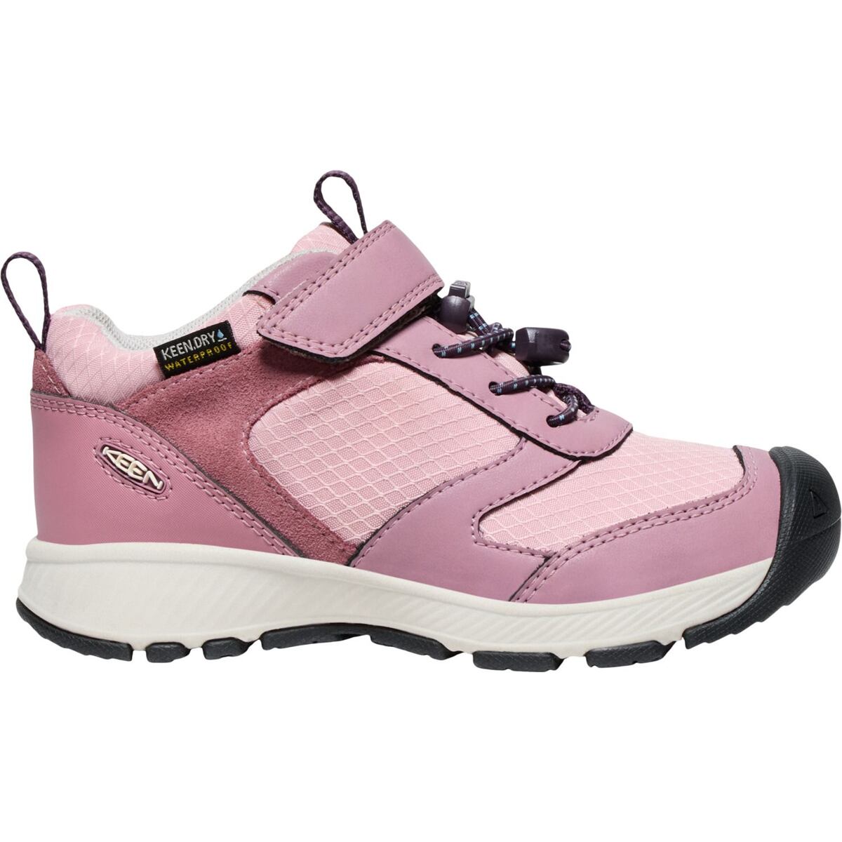KEEN Dětské boty Skua WP - zephyr/plum perfect