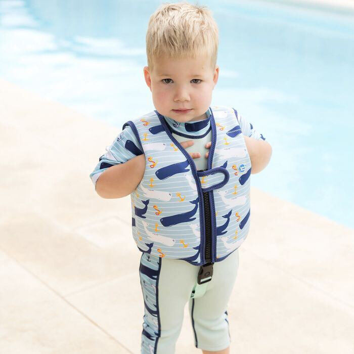 Splash About Dětská plovací vesta Go Splash Moby Anchor s bezpečnostním páskem