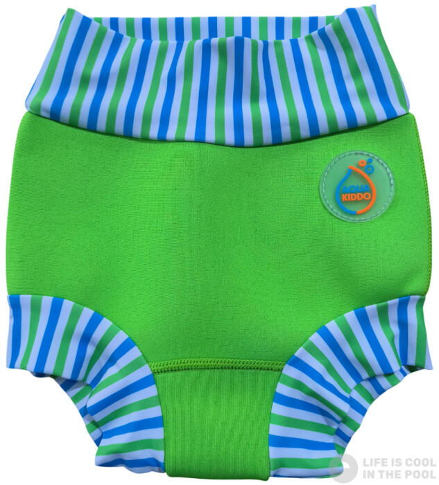 AquaKiddo Dětské plenkové plavky Swim Nappy neon green