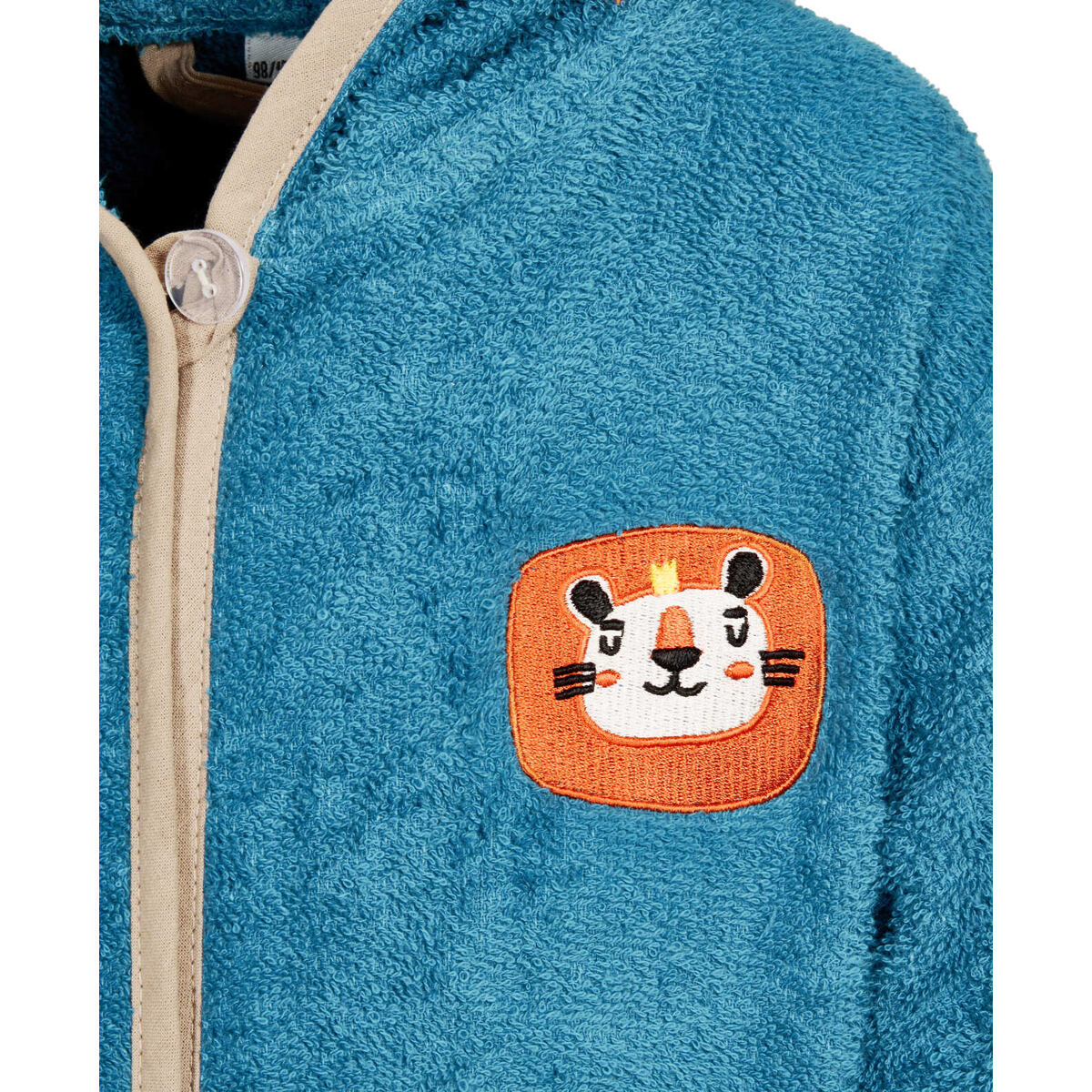 Playshoes Dětský župan Jungle petrol - froté