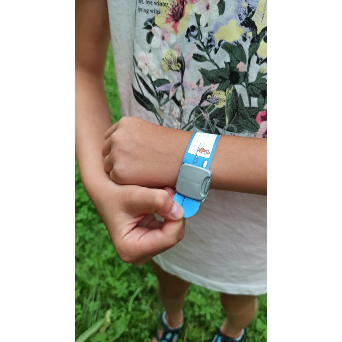 Promaledobrodruhy Dětský identifikační náramek - modrý