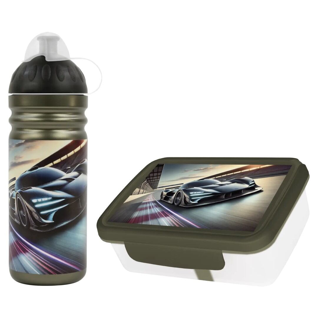 ZDRAVÁ LAHEV® SET ZDRAVÁ LAHEV A ZDRAVÁ SVÁČA svačinový box a lahev 0,7l Hypercar