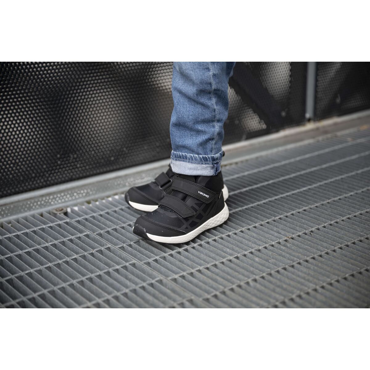 Viking Dětské boty Veme Reflex mid GTX 2V black