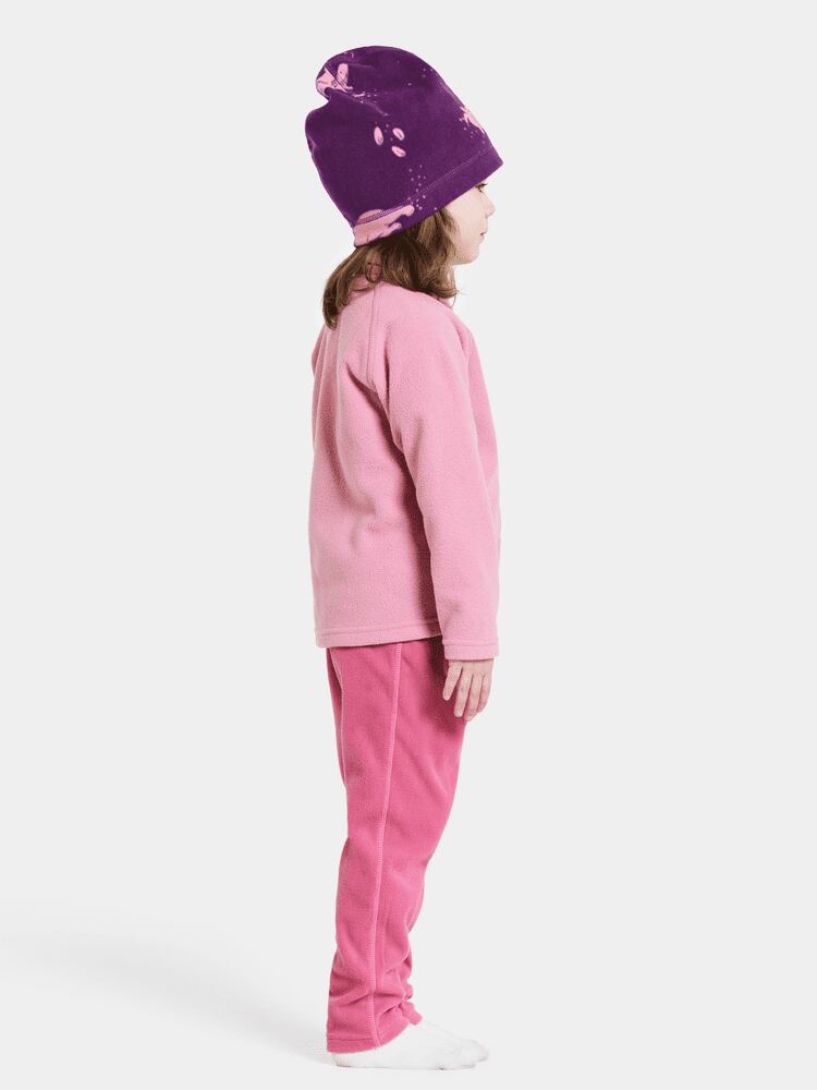 Didriksons Dětská fleecová mikina Monte light heather pink