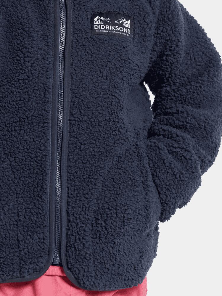 Didriksons Dětská fleecová mikina Gibbs navy