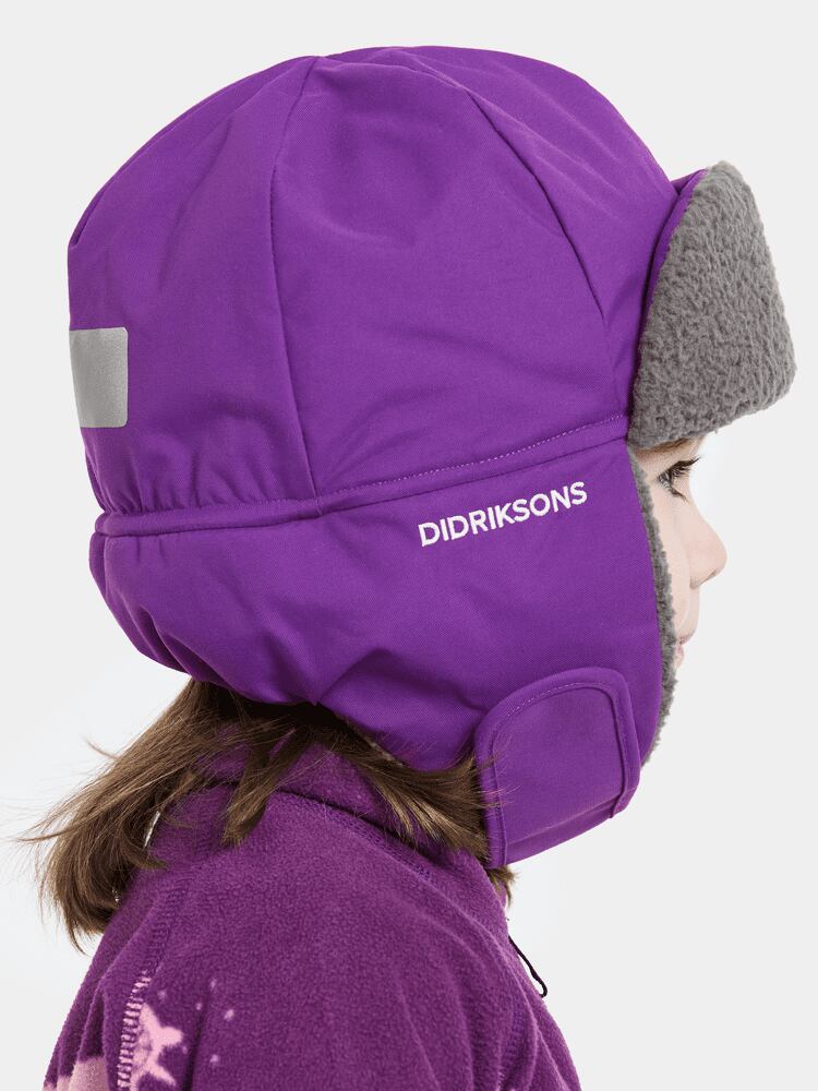 Didriksons Dětská zimní čepice Biggles royal purple