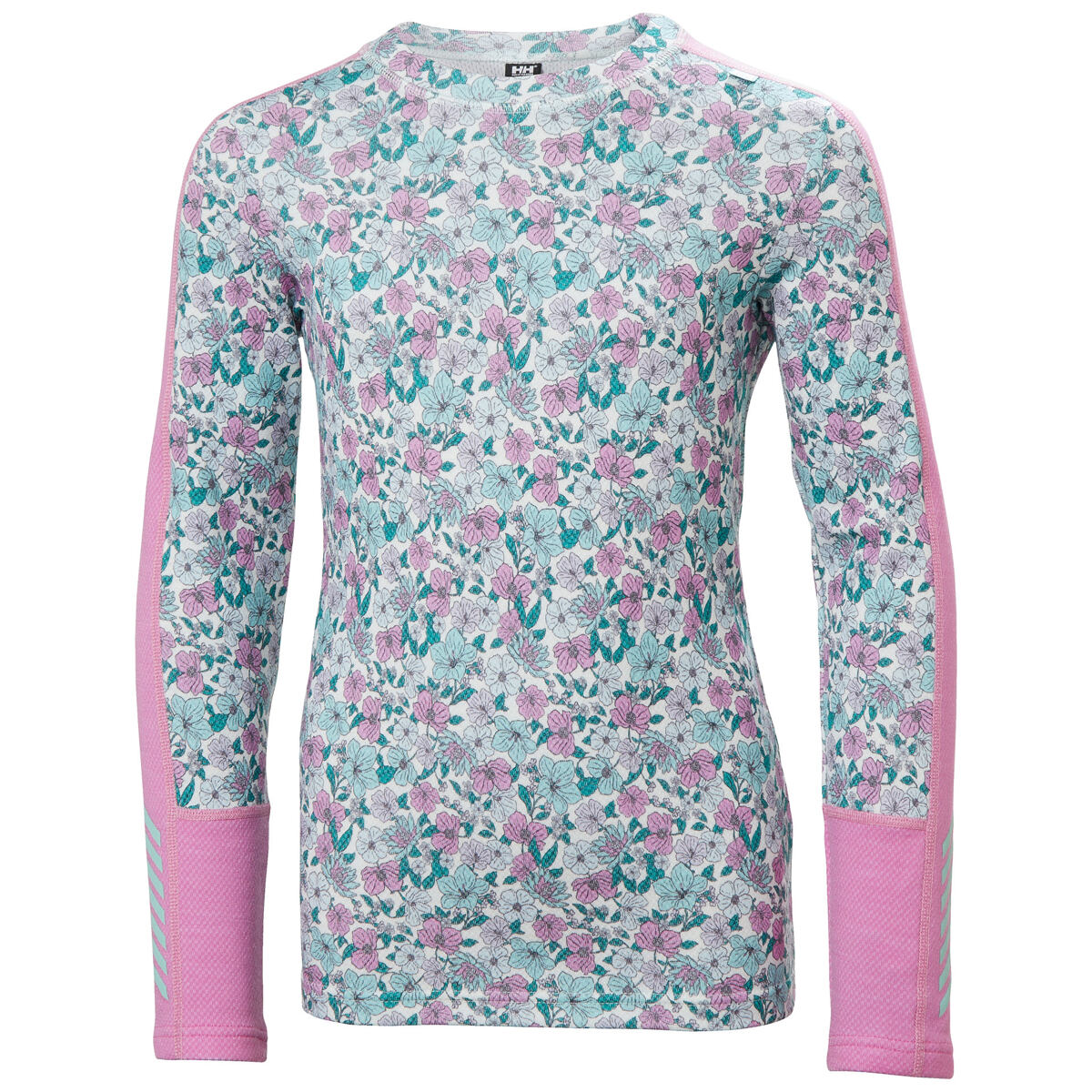 Helly Hansen Juniorské termoprádlo JR Graphic Lifa Merino set - meta pink aop