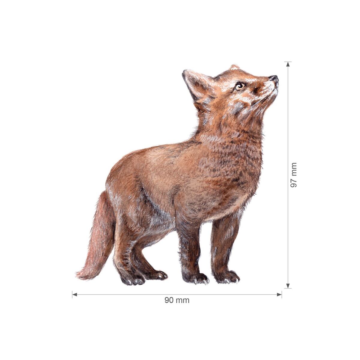 Lesní svět Nažehlovačka S - Lišky