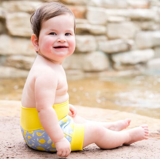 Splash About Dětské plenkové plavky Happy Nappy Lemons