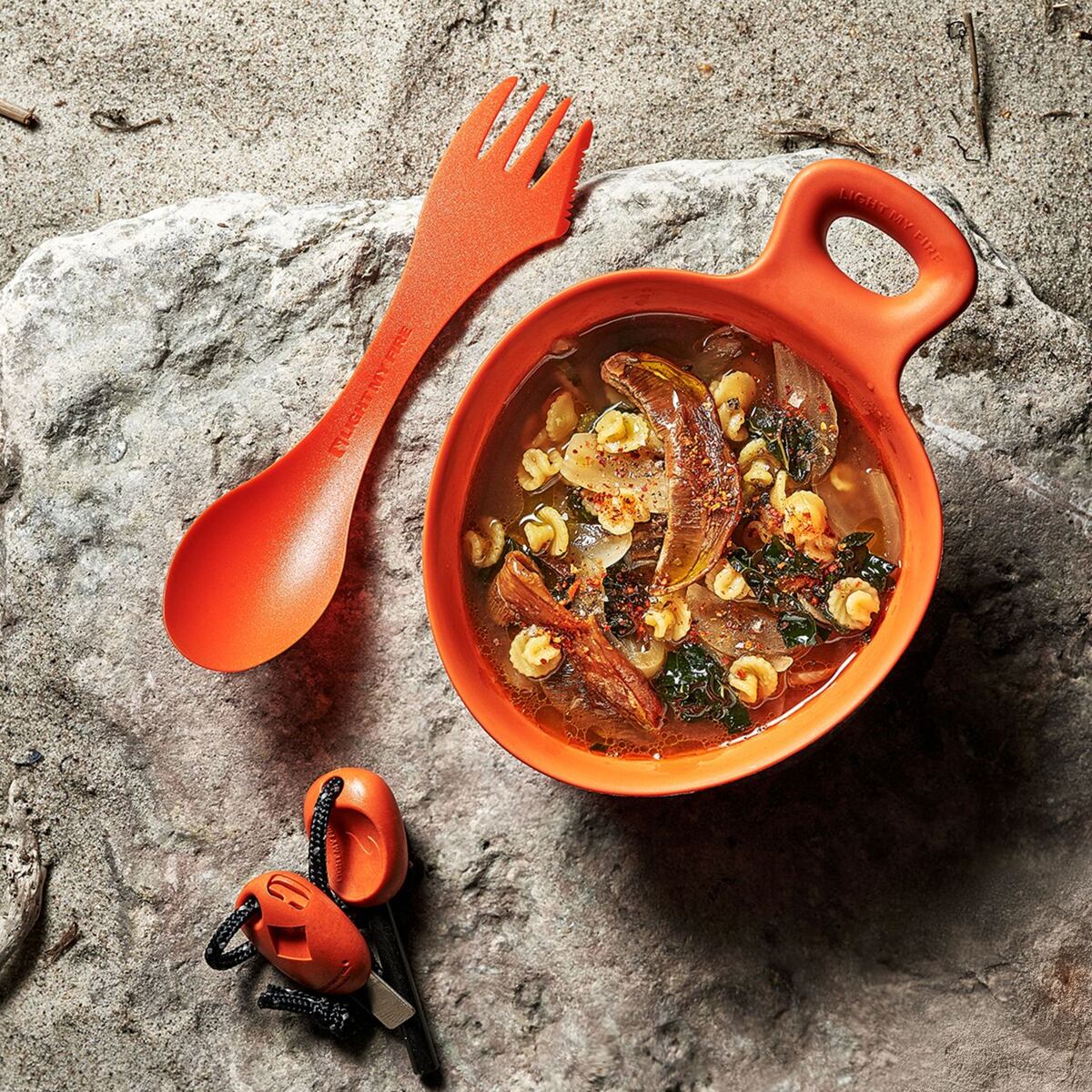 Light my fire Cestovní příbor Swedish Spork original 4-pack sagegreen