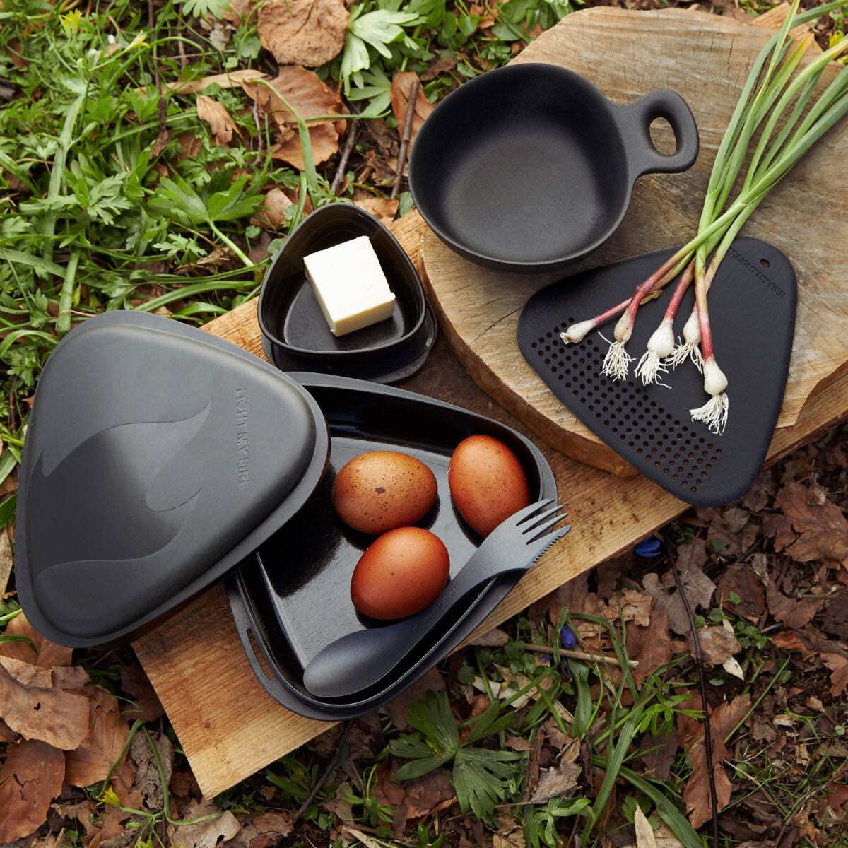 Light my fire Cestovní sada nádobí Outdoor MealKit 2.0 sagegreen