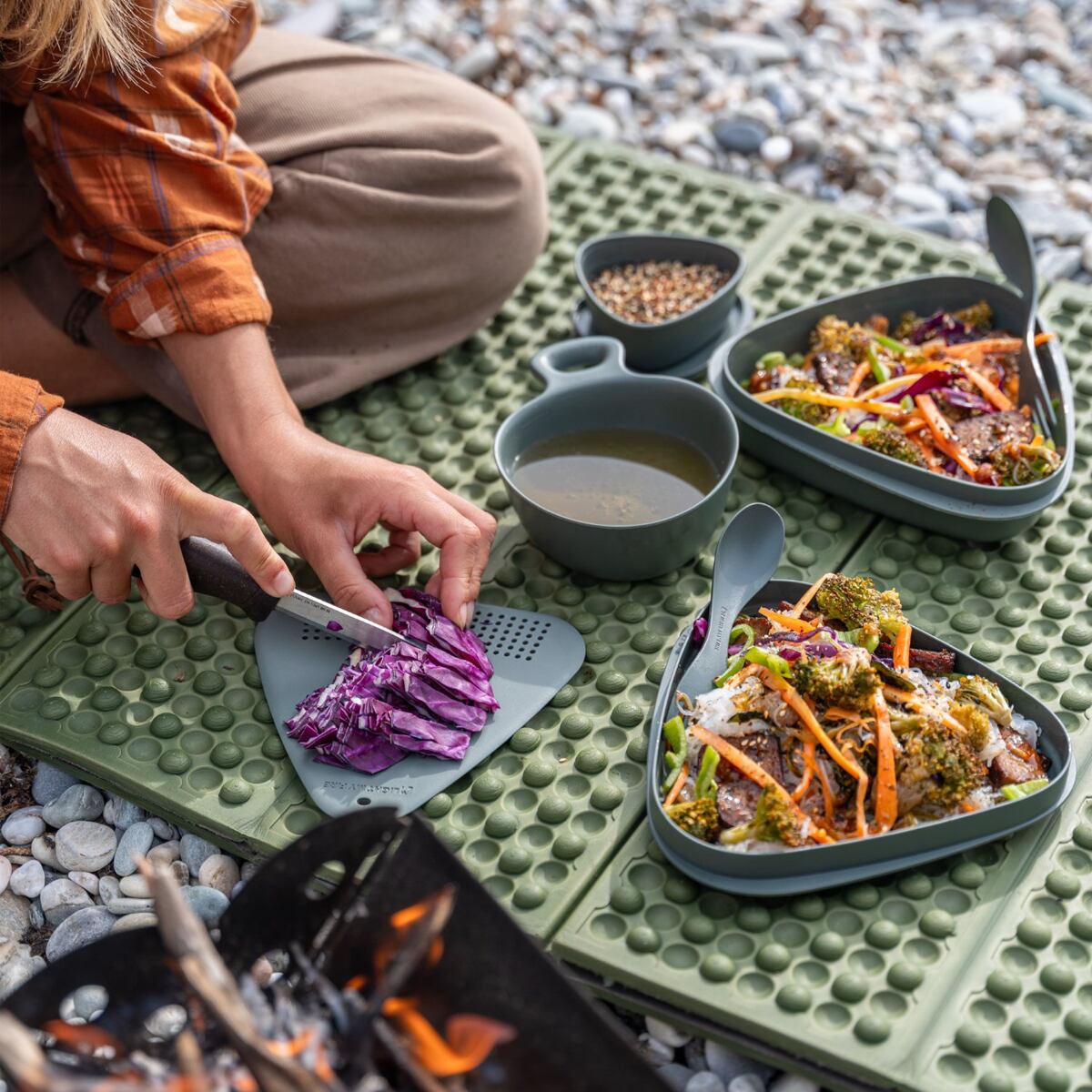 Light my fire Cestovní sada nádobí Outdoor MealKit 2.0 mistypurple