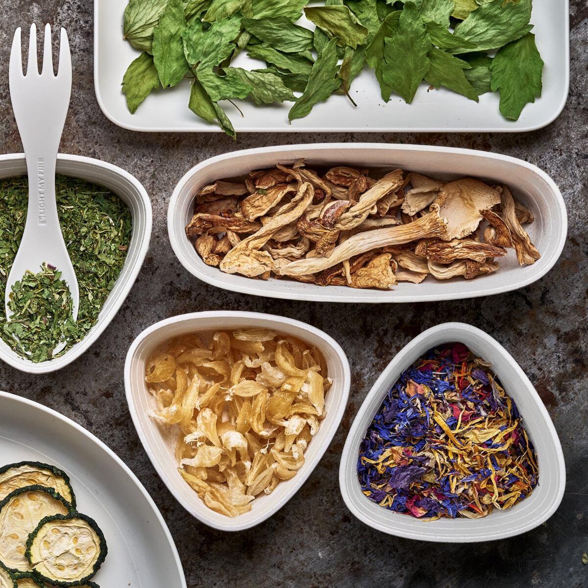 Light my fire Sada dvou krabiček s víčkem SnapBox oval 2-pack sagegreen