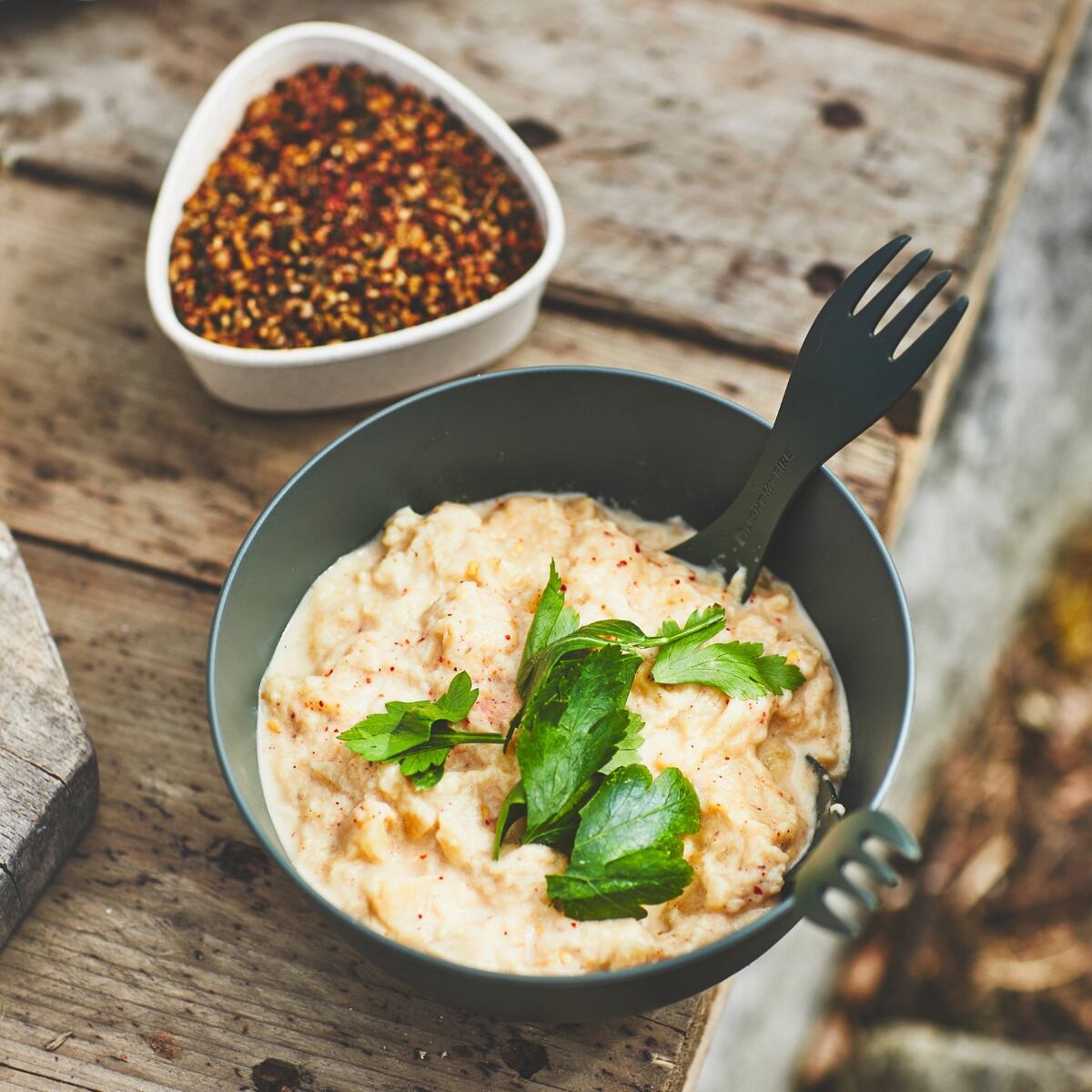 Light my fire Dětský cestovní příbor Swedish Spork little 2-pack hazyblue/dustypink