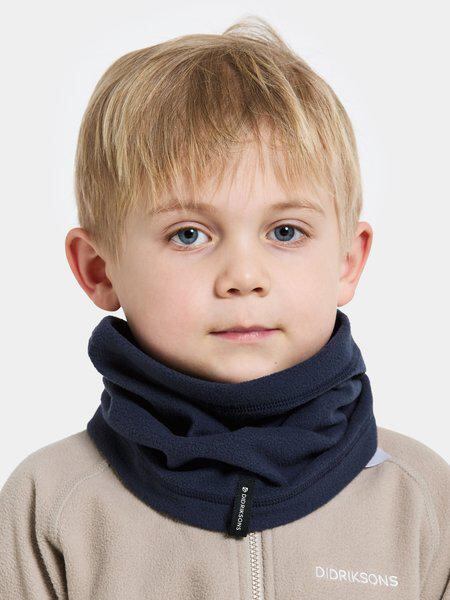Didriksons Dětský fleecový nákrčník Monte neckwarmer navy 2 pack