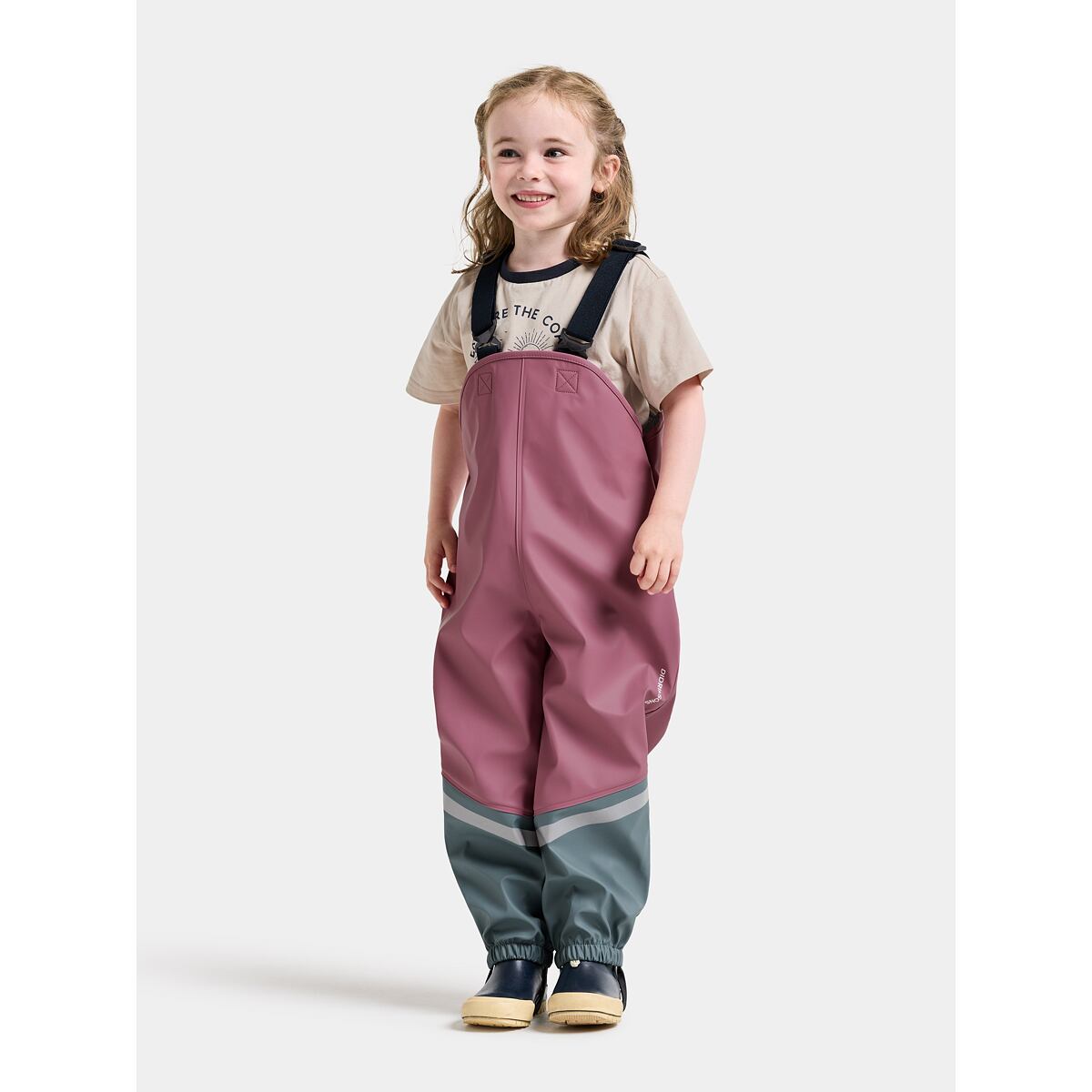 Didriksons Dětský set do deště Waterman light heather pink