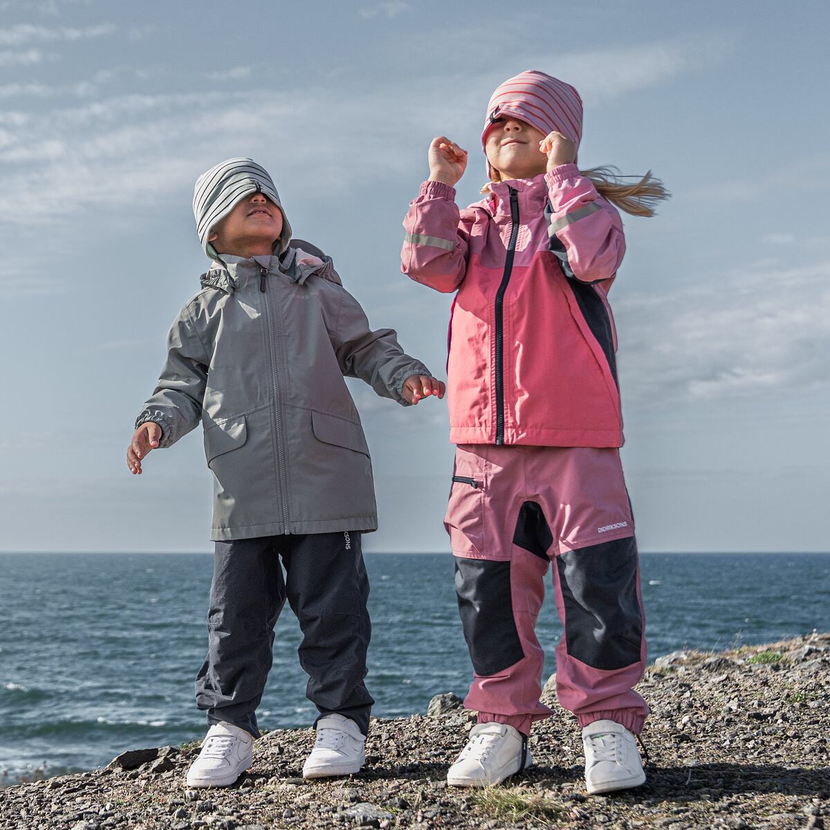 Didriksons Dětská nepromokavá bunda Norma factory blue - ROSTOUCÍ