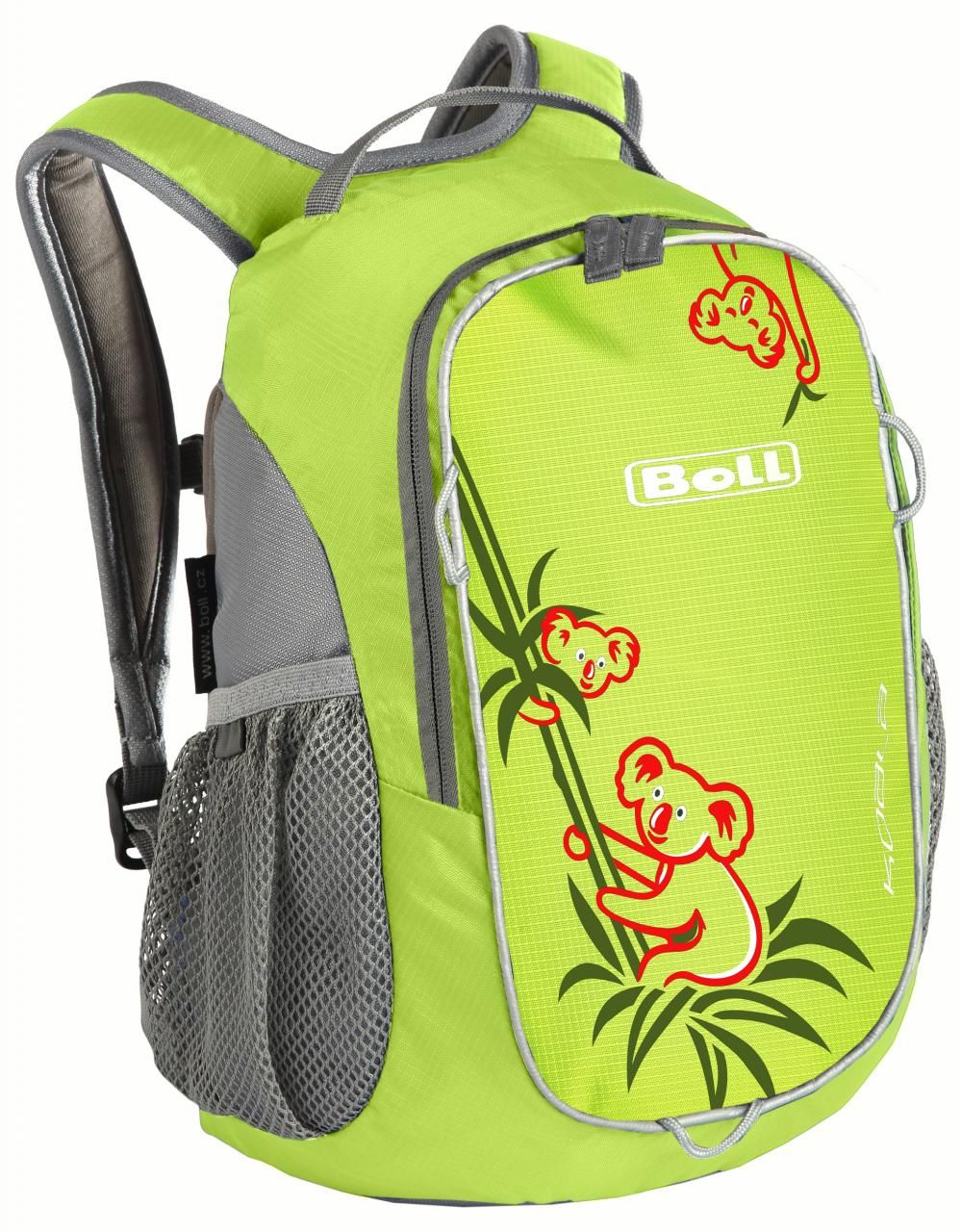 Dětský batoh Boll Koala lime 10 l s plyšákem Myškou