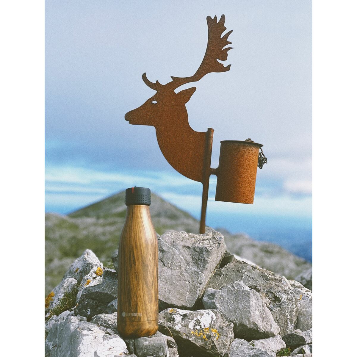 Les Artistes Termoska Bottle Up 500ml Wood