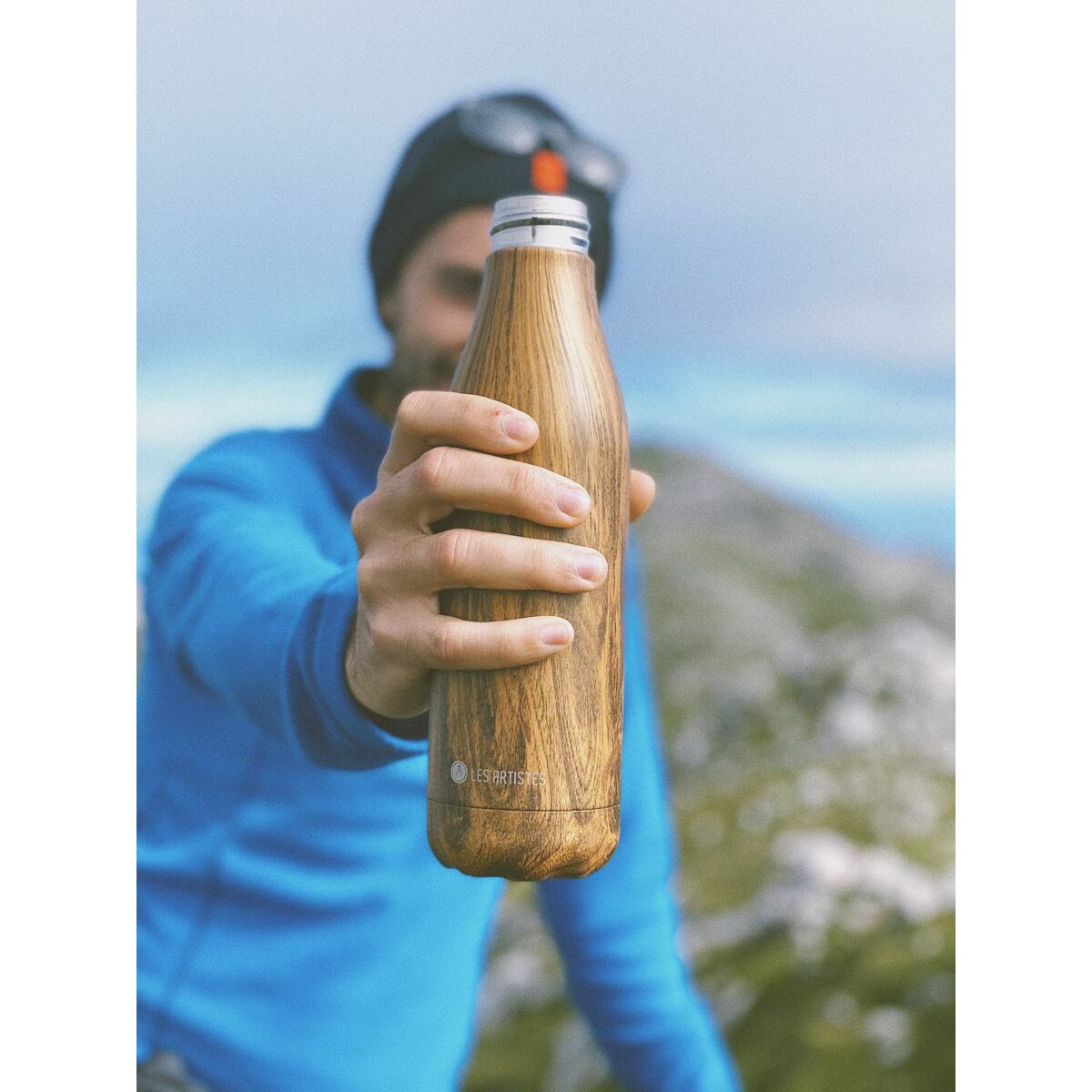 Les Artistes Termoska Bottle Up 500ml Wood