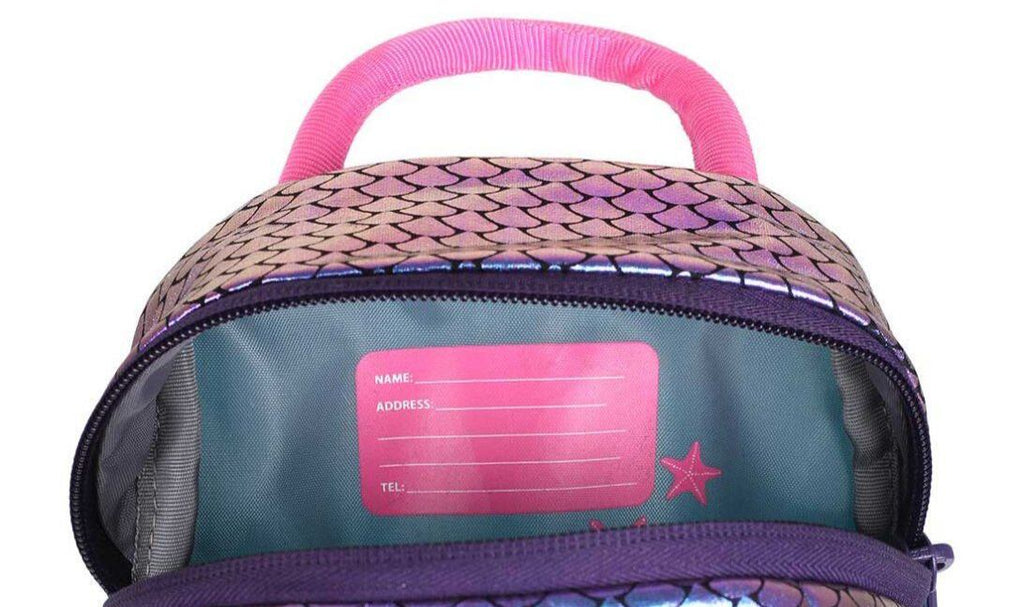 LittleLife Dětský batoh s bezpečnostním vodítkem Recycled mermaid 2 l
