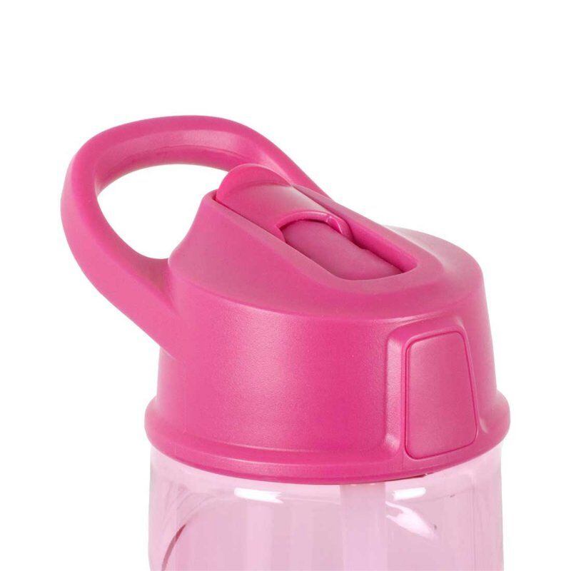 LittleLife Dětská lahev s brčkem Flip-Top Bottle 550 ml Růžová