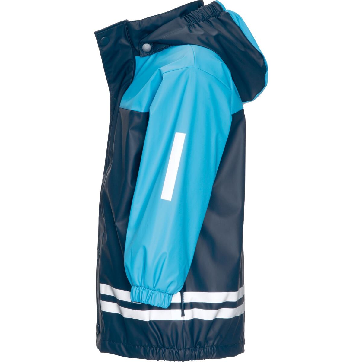 Playshoes Dětská bunda do deště s fleecem navy