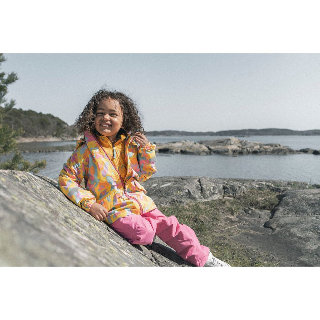 Didriksons Dětské nepromokavé kalhoty Idur sweet pink - ROSTOUCÍ