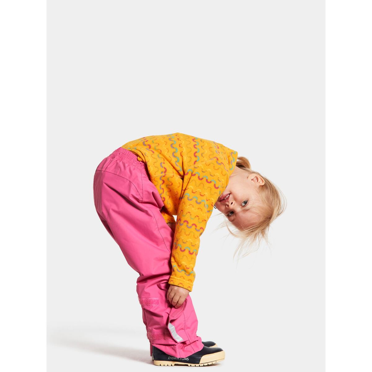 Didriksons Dětské nepromokavé kalhoty Idur sweet pink - ROSTOUCÍ