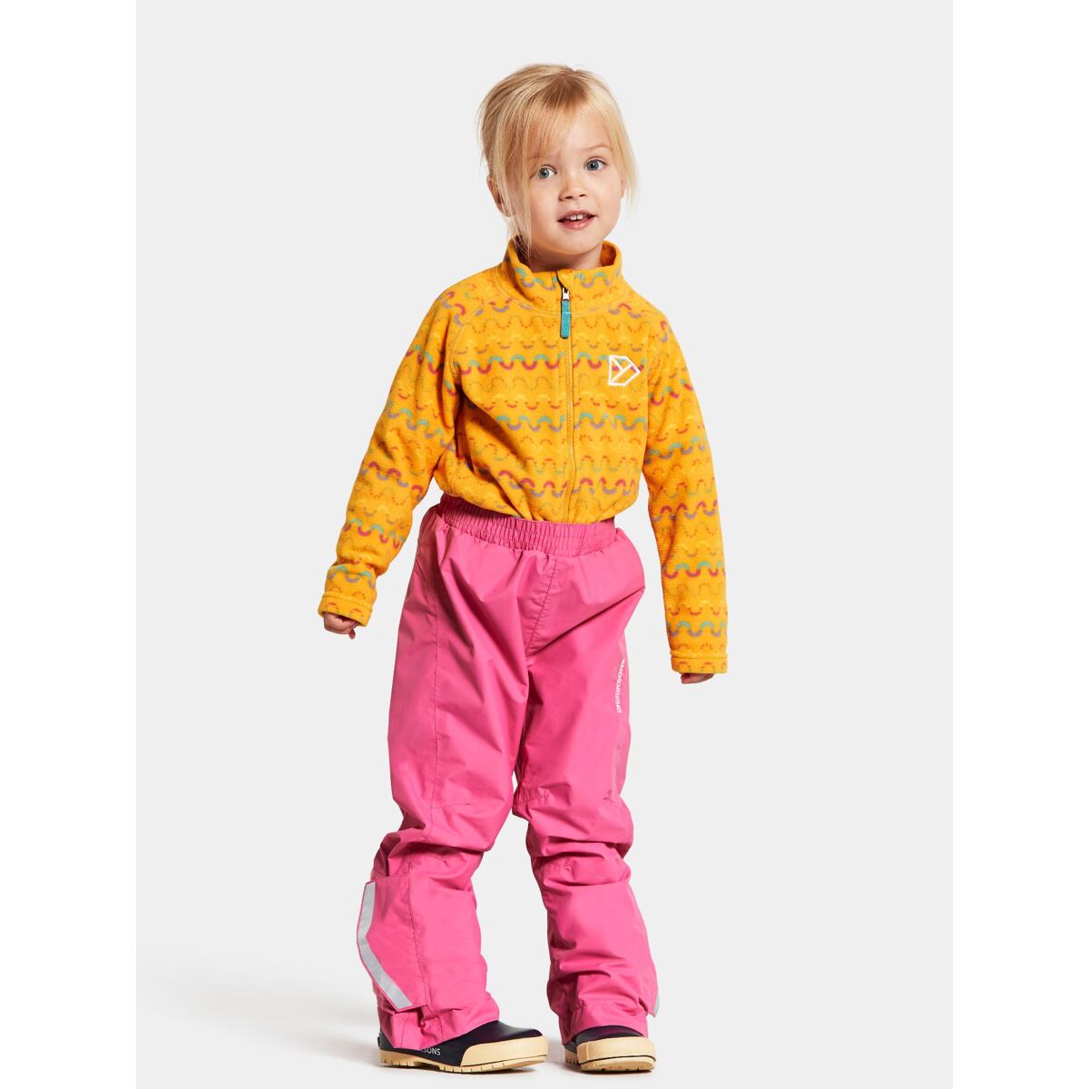 Didriksons Dětské nepromokavé kalhoty Idur sweet pink - ROSTOUCÍ