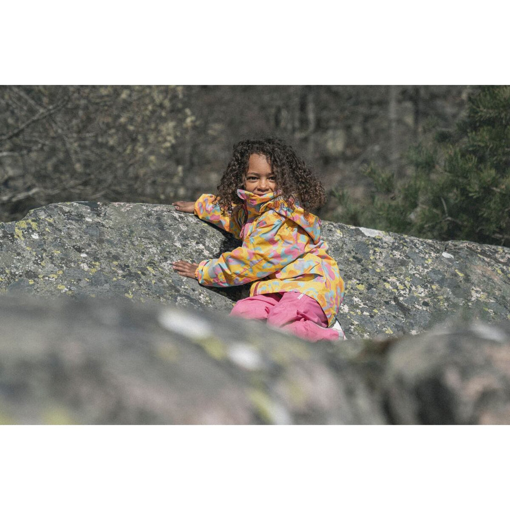 Didriksons Dětské nepromokavé kalhoty Idur sweet pink - ROSTOUCÍ