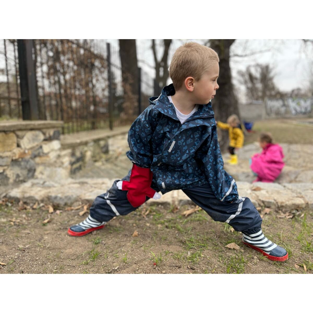 Playshoes Dětské holínky Námořnický pruh