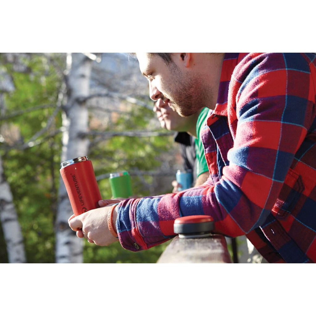 LifeVenture Termohrnek Lifeventure Thermal Mug matt red