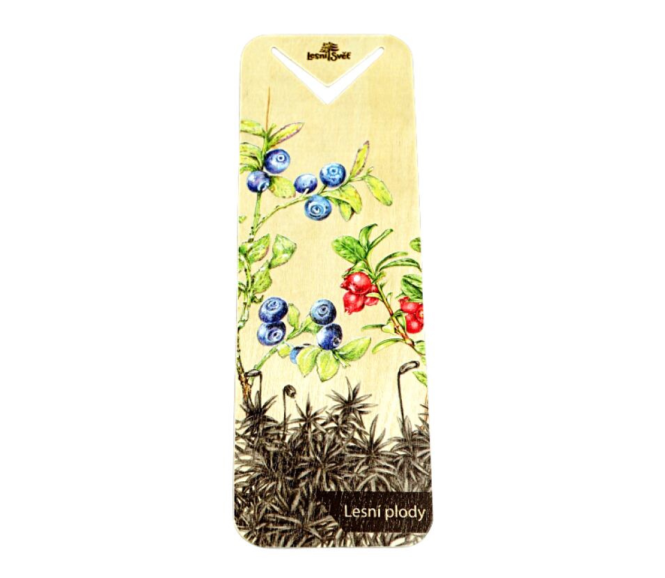 Lesní svět Dřevěná záložka Lesní svět