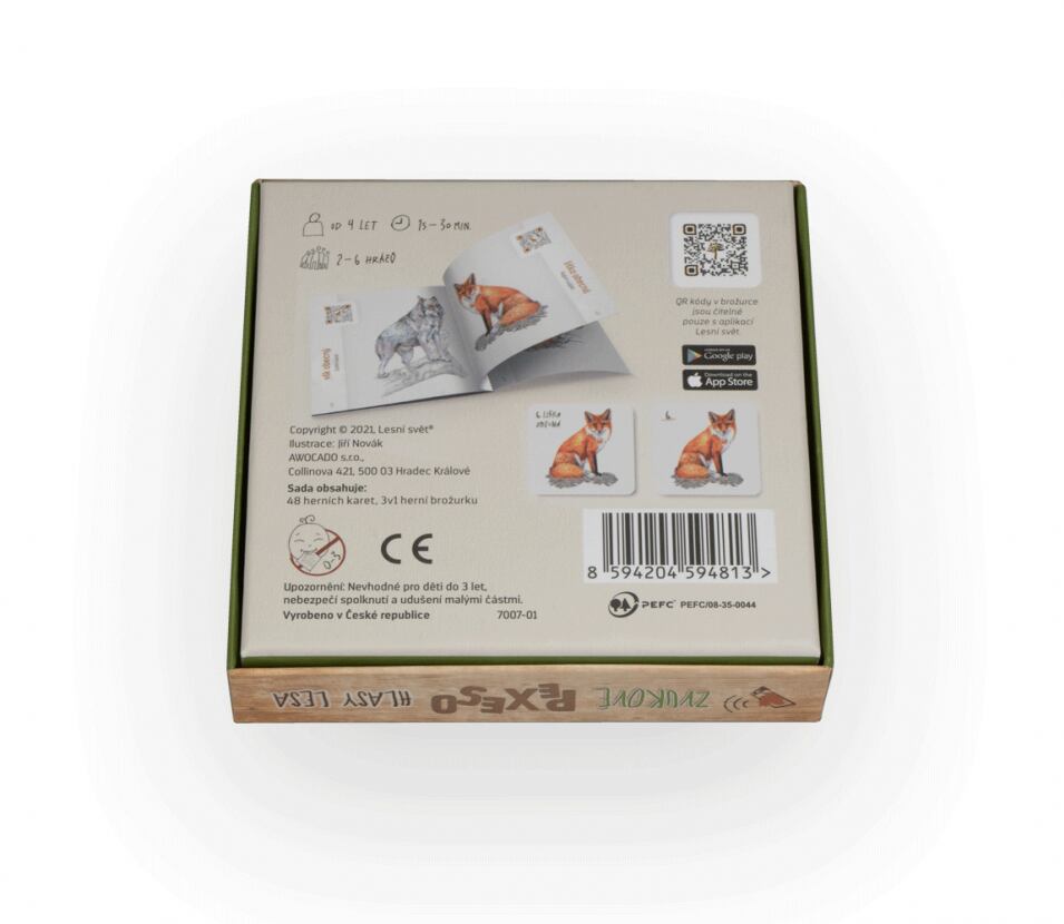 Lesní svět Zvukové pexeso Lesní svět