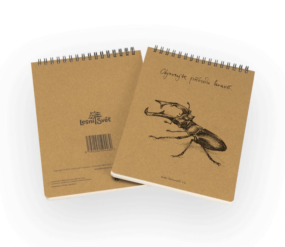 Lesní svět Eko blok z recy papíru M