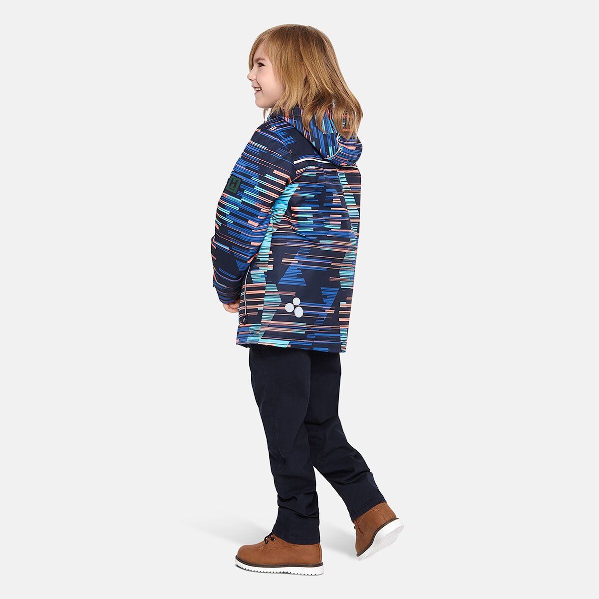 Huppa Dětská nepromokavá bunda Terrel navy pattern