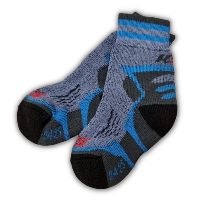 Pondy Dětské zimní termoponožky s Merinem tyrkysové