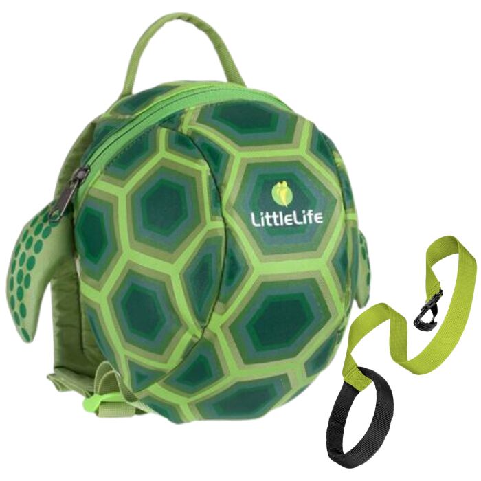 LittleLife Dětský batoh s bezpečnostním vodítkem Turtle 2 l